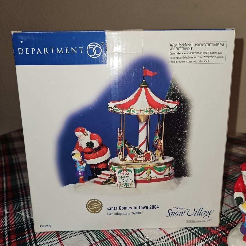 The Department 56 "Santa Comes To Town" Snow Village Collection - Picture 3 of 8
